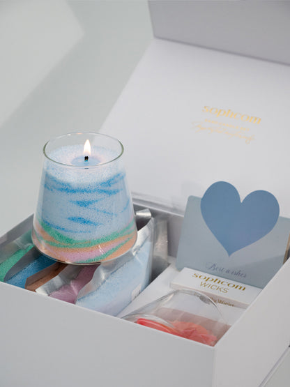 Coastal Calm | DIY Sand Candle Kit