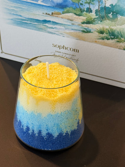 Ocean Sunset | DIY Sand Candle Kit