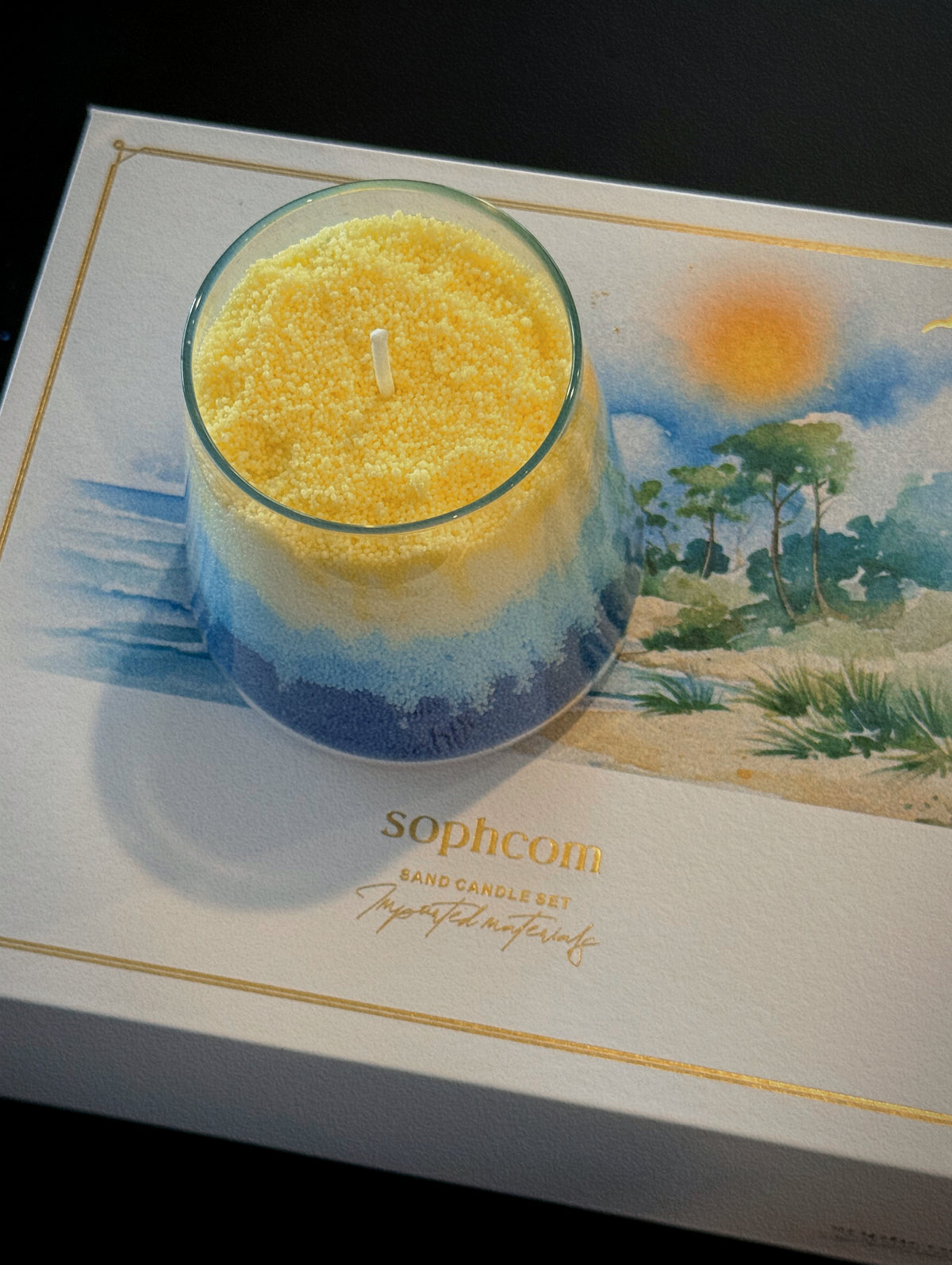 Ocean Sunset | DIY Sand Candle Kit
