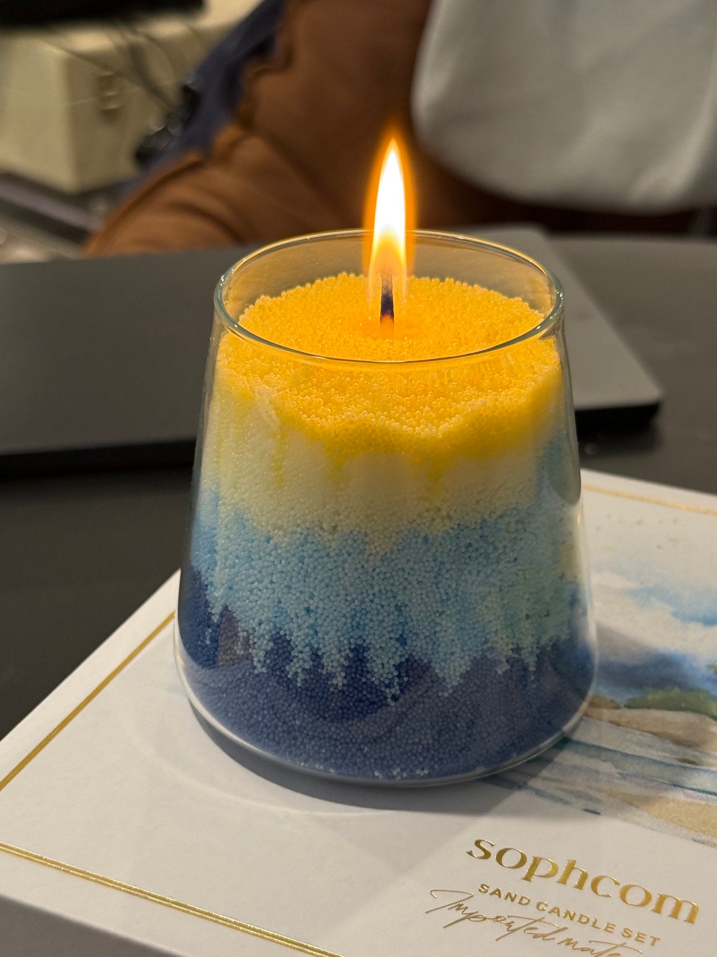Ocean Sunset | DIY Sand Candle Kit