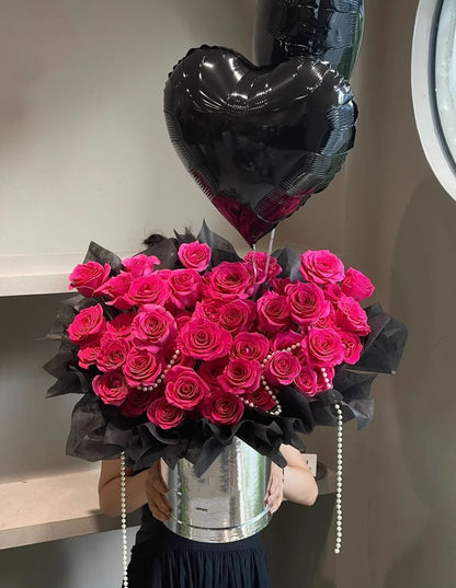 30 Stems｜Sweetheart Rose Box